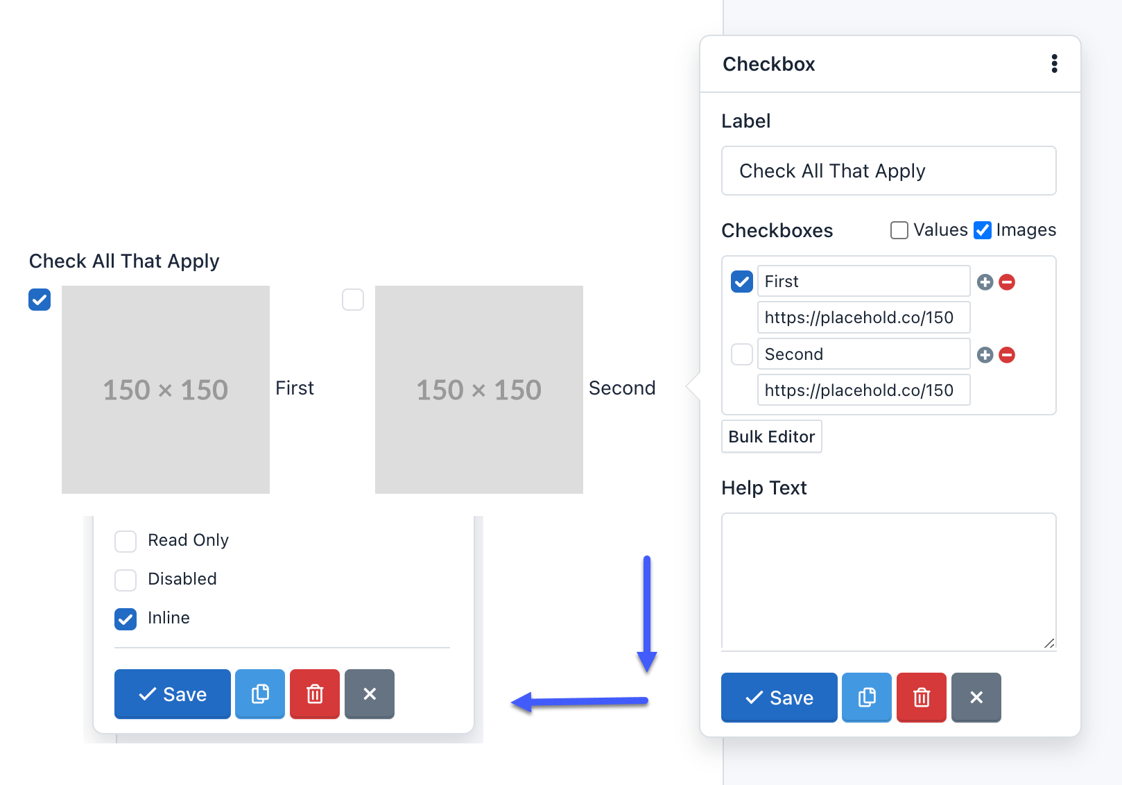 Easy Forms - Form Builder - Checkbox Component