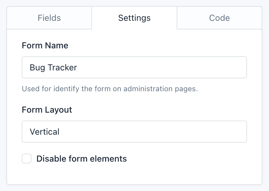 Easy Forms - Form Builder - Basic Form Settings