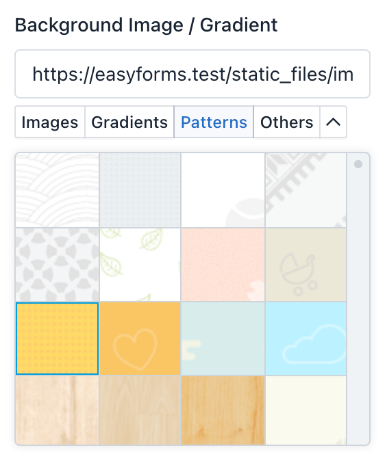 Easy Forms - Theme Designer - Subtle Patterns